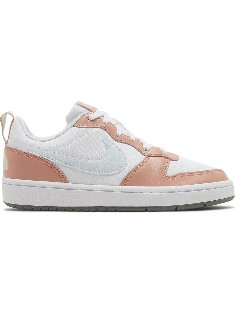 Кроссовки Nike Court Borough Low 2 SE GS 'White Light Madder Root' — изображение 1 из 8, белый