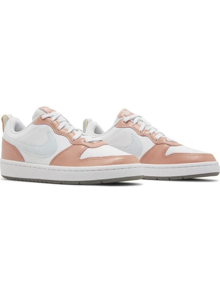 Кроссовки Nike Court Borough Low 2 SE GS 'White Light Madder Root' — изображение 8 из 8, белый