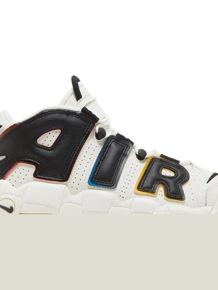 Кроссовки Nike Air More Uptempo '96 'Primary Colors' — изображение 2 из 8, бежевый