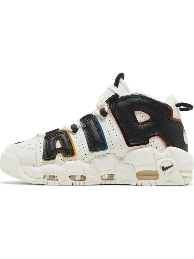 Кроссовки Nike Air More Uptempo '96 'Primary Colors' — изображение 3 из 8, бежевый