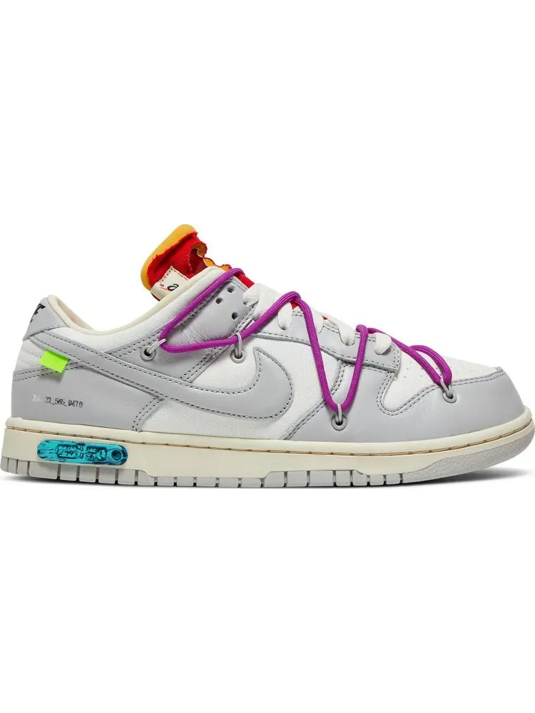 Кроссовки Nike Off-White x Dunk Low 'Lot 45 of 50' — изображение 1 из 8, белый