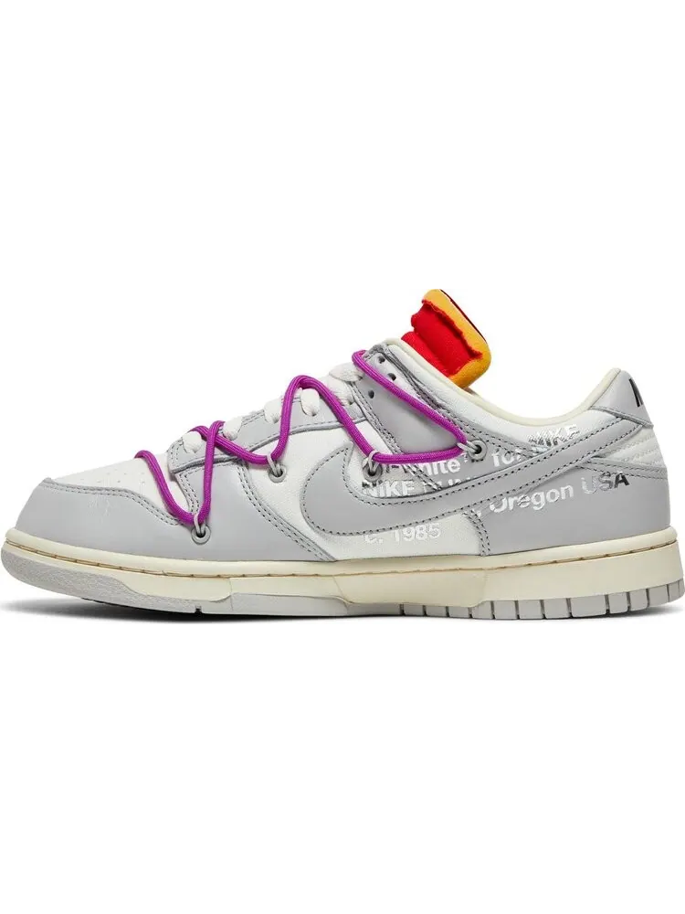 Кроссовки Nike Off-White x Dunk Low 'Lot 45 of 50' — изображение 3 из 8, белый