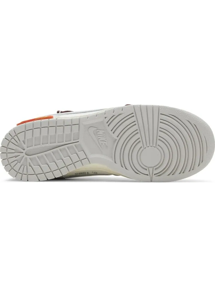 Кроссовки Nike Off-White x Dunk Low 'Lot 46 of 50' — изображение 4 из 8, белый