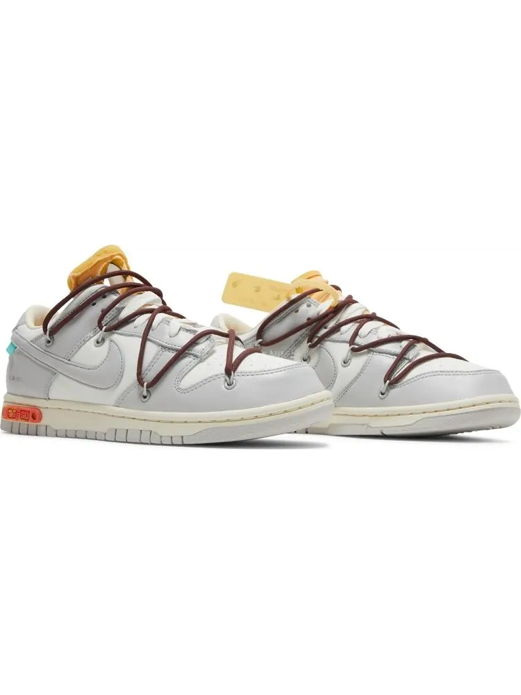 Кроссовки Nike Off-White x Dunk Low 'Lot 46 of 50' — изображение 8 из 8, белый