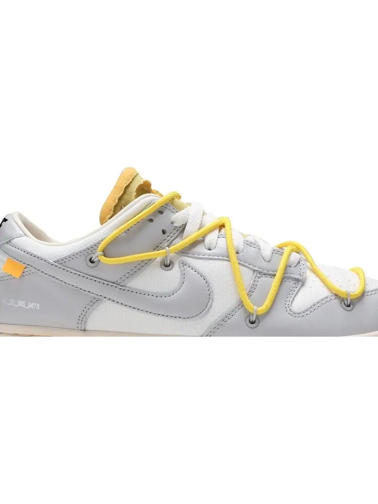 Кроссовки Nike Off-White x Dunk Low 'Lot 29 of 50' — изображение 2 из 8, белый