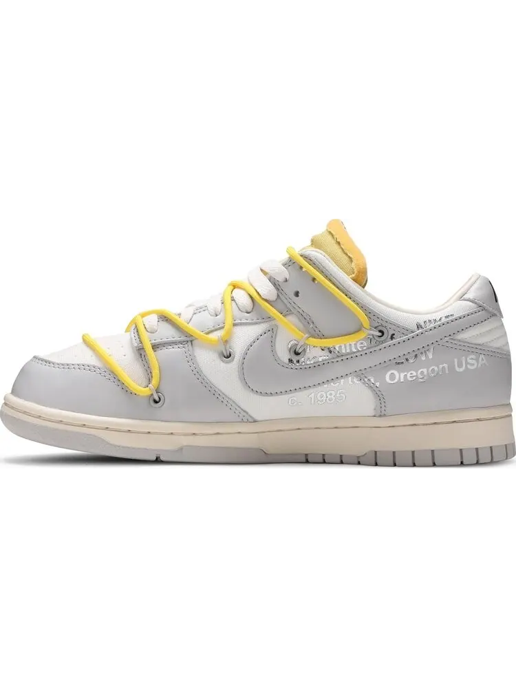 Кроссовки Nike Off-White x Dunk Low 'Lot 29 of 50' — изображение 3 из 8, белый