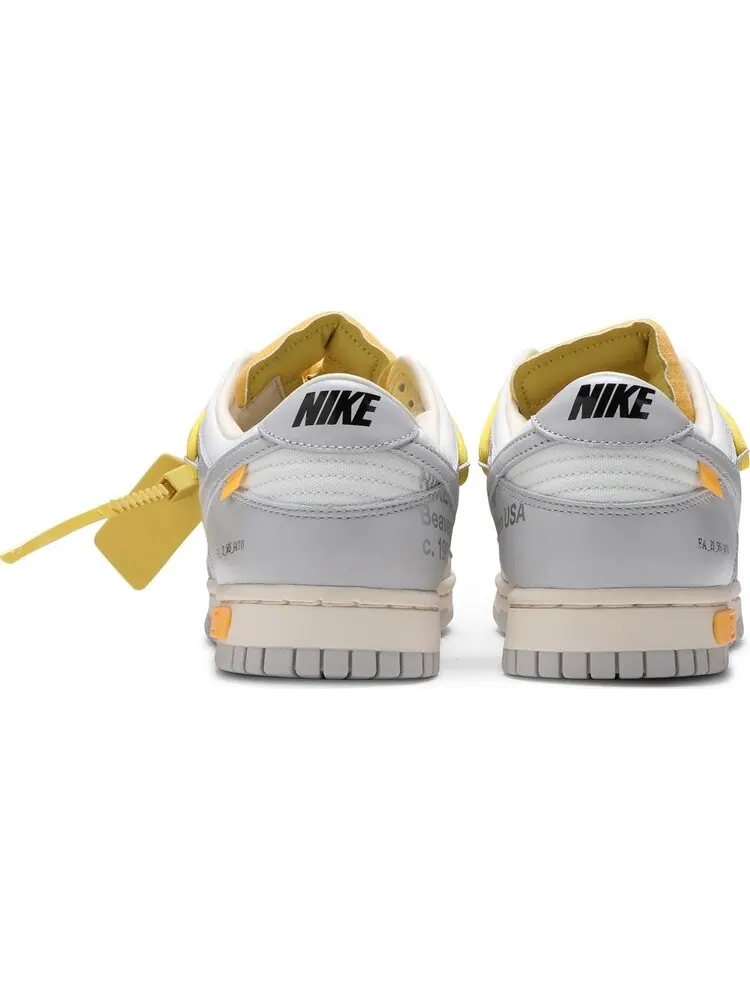 Кроссовки Nike Off-White x Dunk Low 'Lot 29 of 50' — изображение 6 из 8, белый