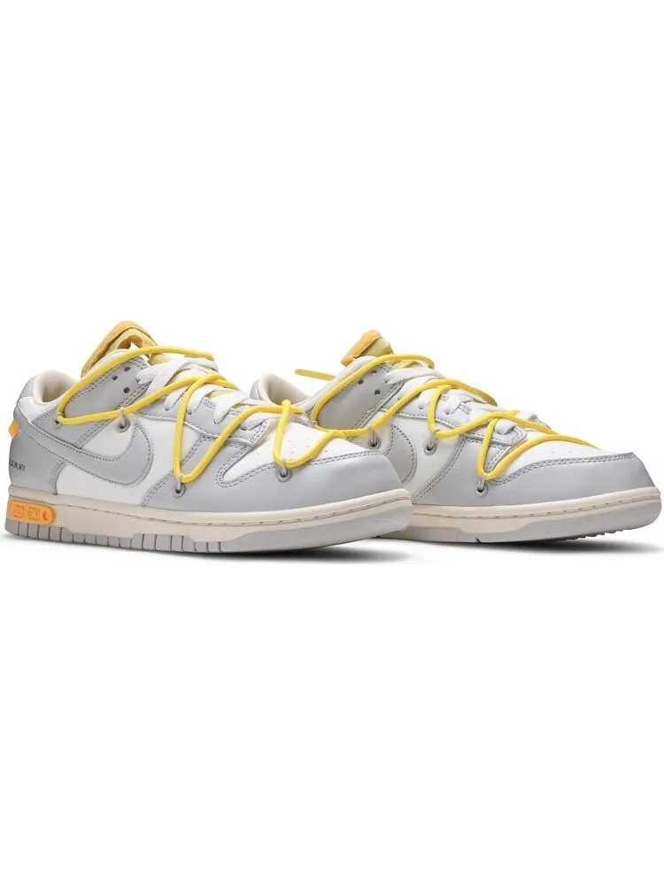 Кроссовки Nike Off-White x Dunk Low 'Lot 29 of 50' — изображение 8 из 8, белый