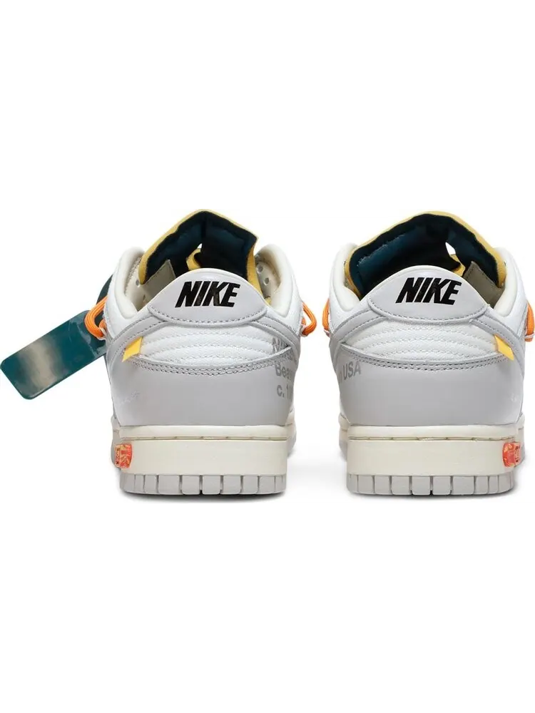 Кроссовки Nike Off-White x Dunk Low 'Lot 44 of 50' — изображение 6 из 8, белый