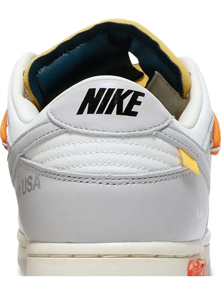 Кроссовки Nike Off-White x Dunk Low 'Lot 44 of 50' — изображение 7 из 8, белый