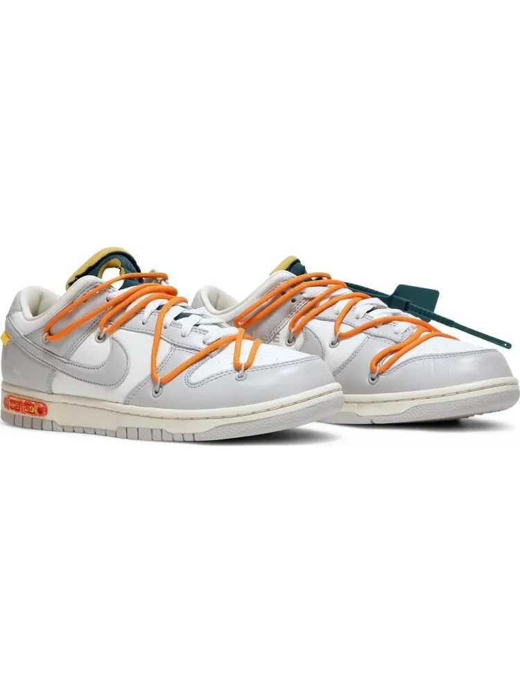 Кроссовки Nike Off-White x Dunk Low 'Lot 44 of 50' — изображение 8 из 8, белый