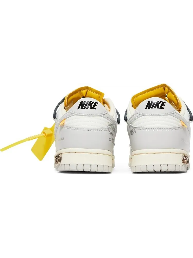 Кроссовки Nike Off-White x Dunk Low 'Lot 41 of 50' — изображение 6 из 8, белый