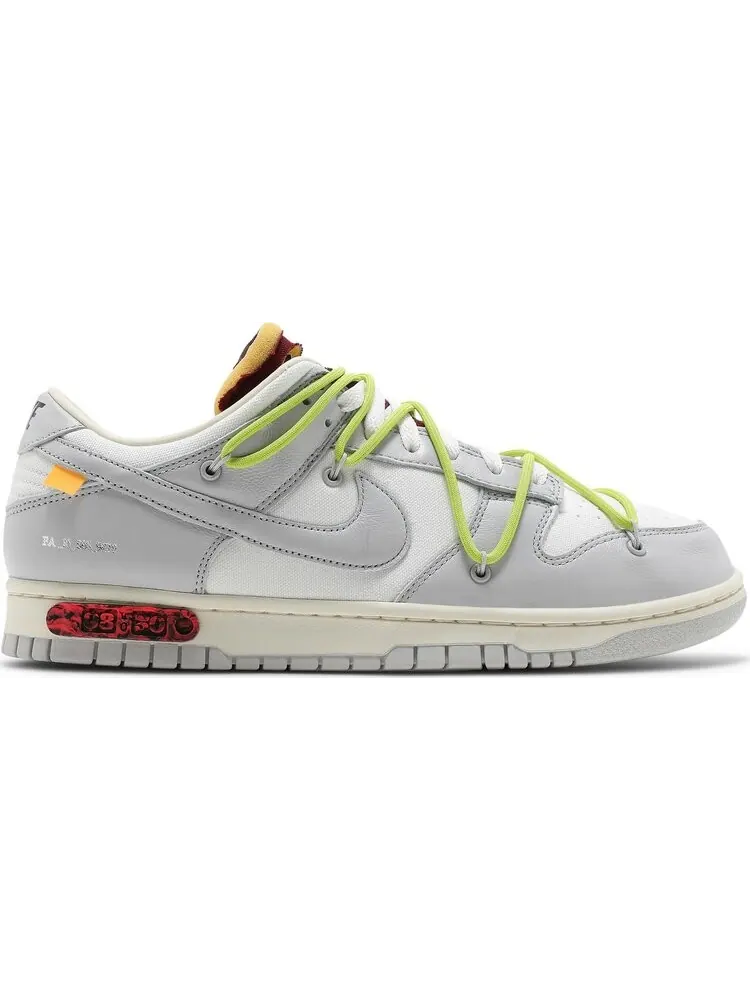 Кроссовки Nike Off-White x Dunk Low 'Lot 08 of 50' — изображение 1 из 8, белый
