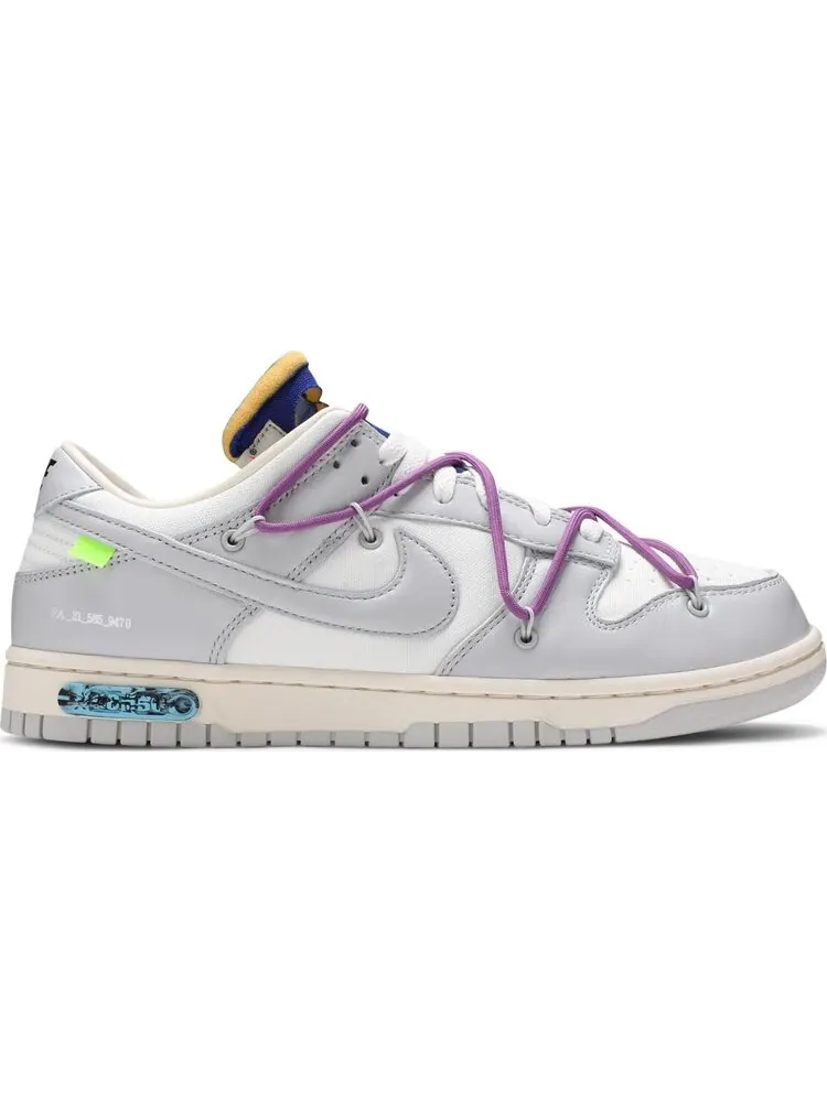 Кроссовки Nike Off-White x Dunk Low 'Lot 48 of 50' — изображение 1 из 8, белый