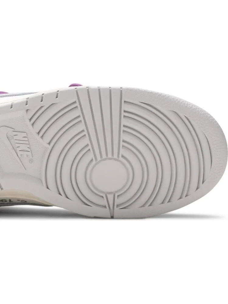 Кроссовки Nike Off-White x Dunk Low 'Lot 48 of 50' — изображение 5 из 8, белый