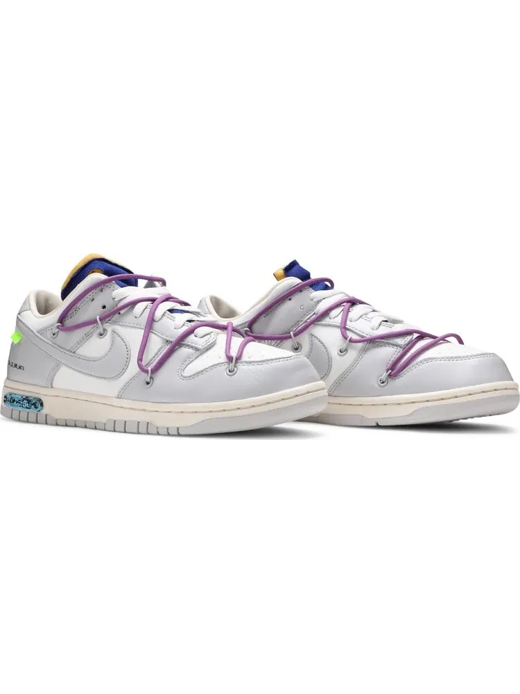 Кроссовки Nike Off-White x Dunk Low 'Lot 48 of 50' — изображение 8 из 8, белый