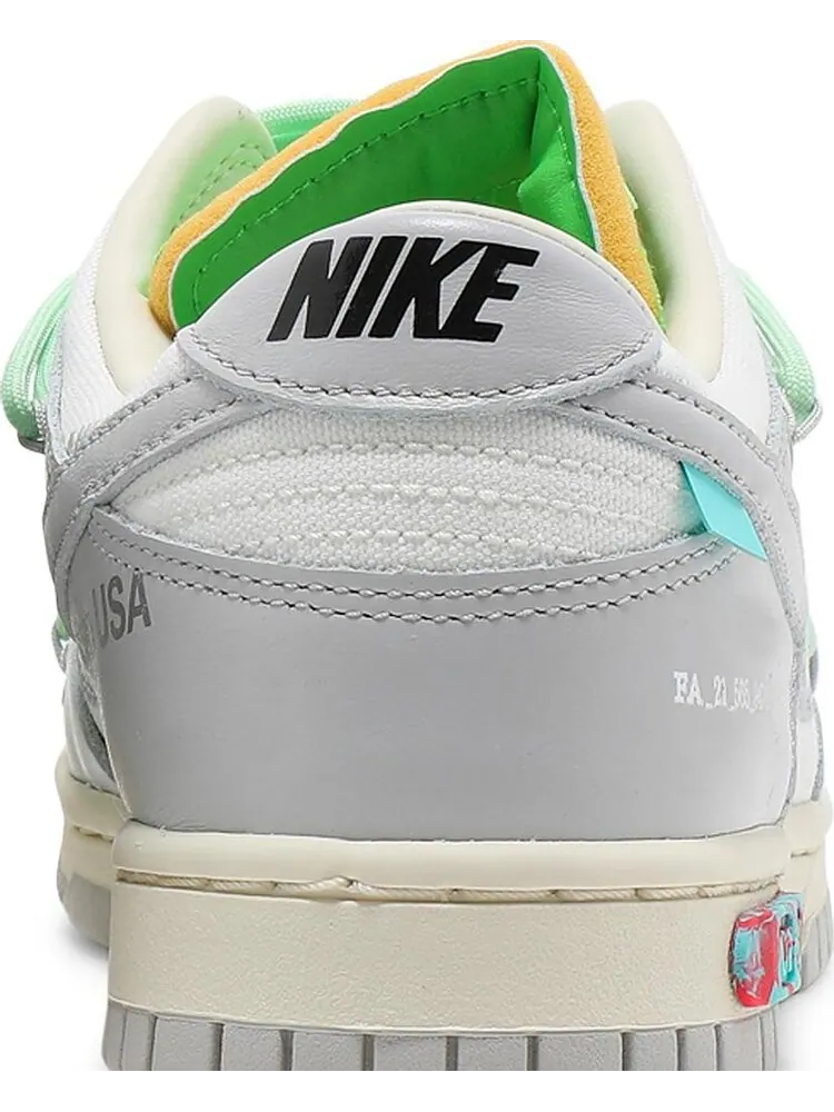 Кроссовки Nike Off-White x Dunk Low 'Lot 07 of 50' — изображение 7 из 8, белый