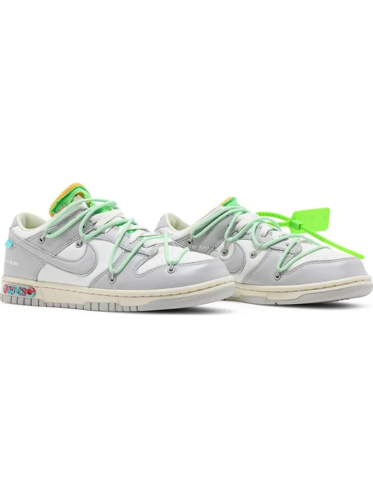 Кроссовки Nike Off-White x Dunk Low 'Lot 07 of 50' — изображение 8 из 8, белый