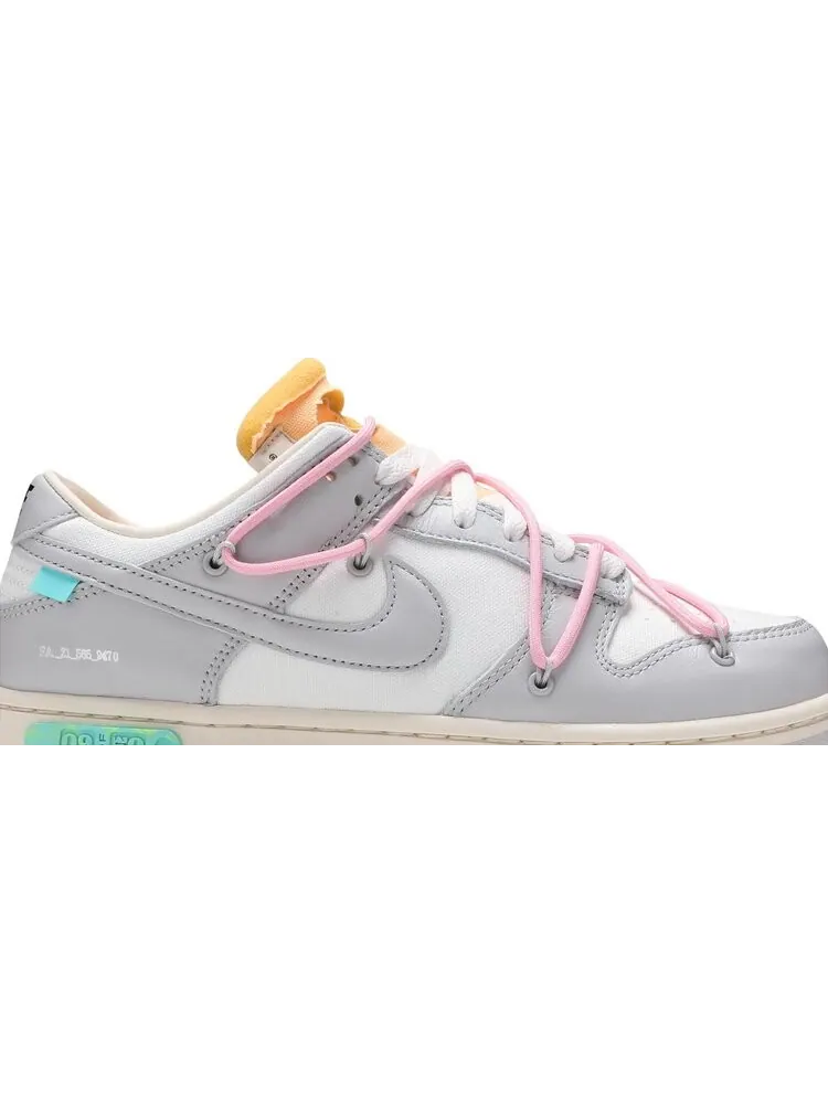 Кроссовки Nike Off-White x Dunk Low 'Lot 09 of 50' — изображение 2 из 8, белый