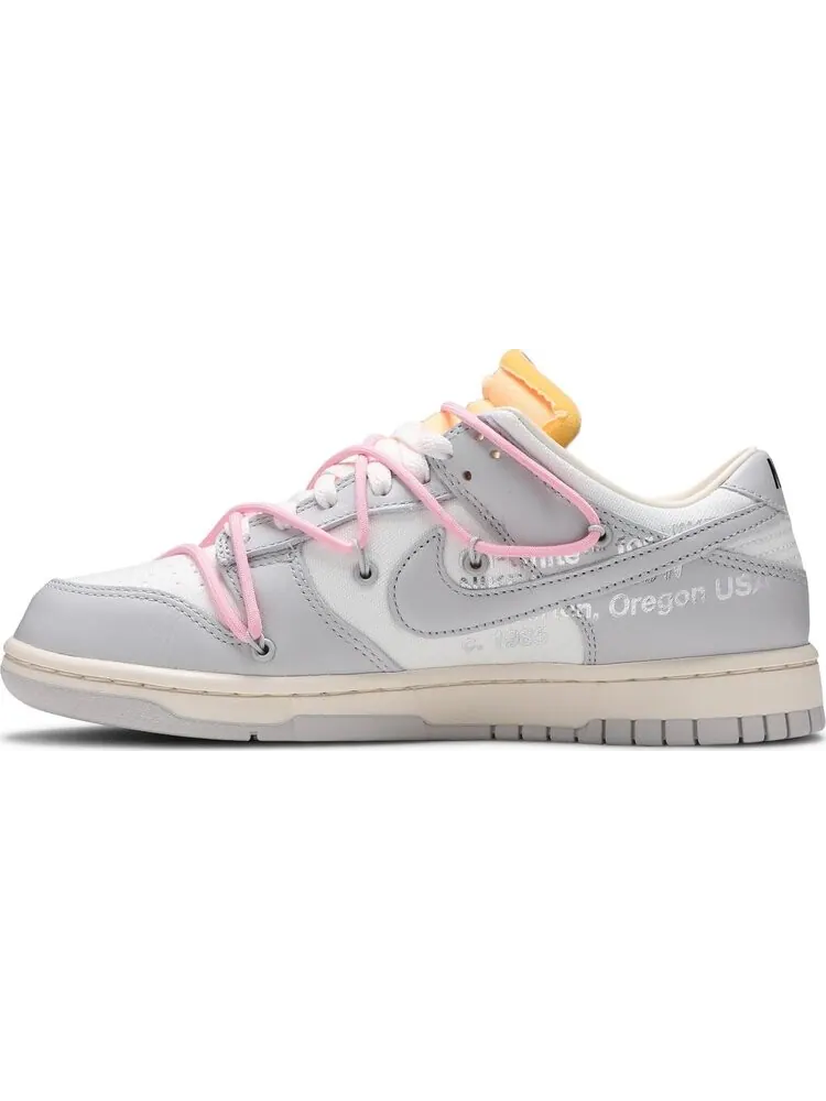 Кроссовки Nike Off-White x Dunk Low 'Lot 09 of 50' — изображение 3 из 8, белый