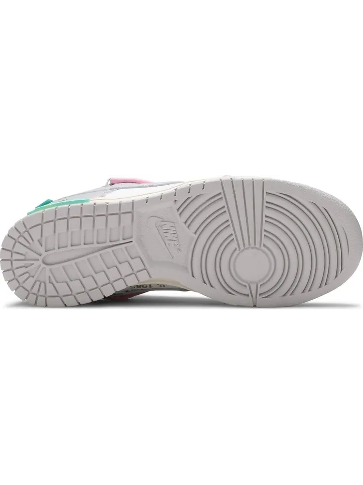 Кроссовки Nike Off-White x Dunk Low 'Lot 09 of 50' — изображение 4 из 8, белый