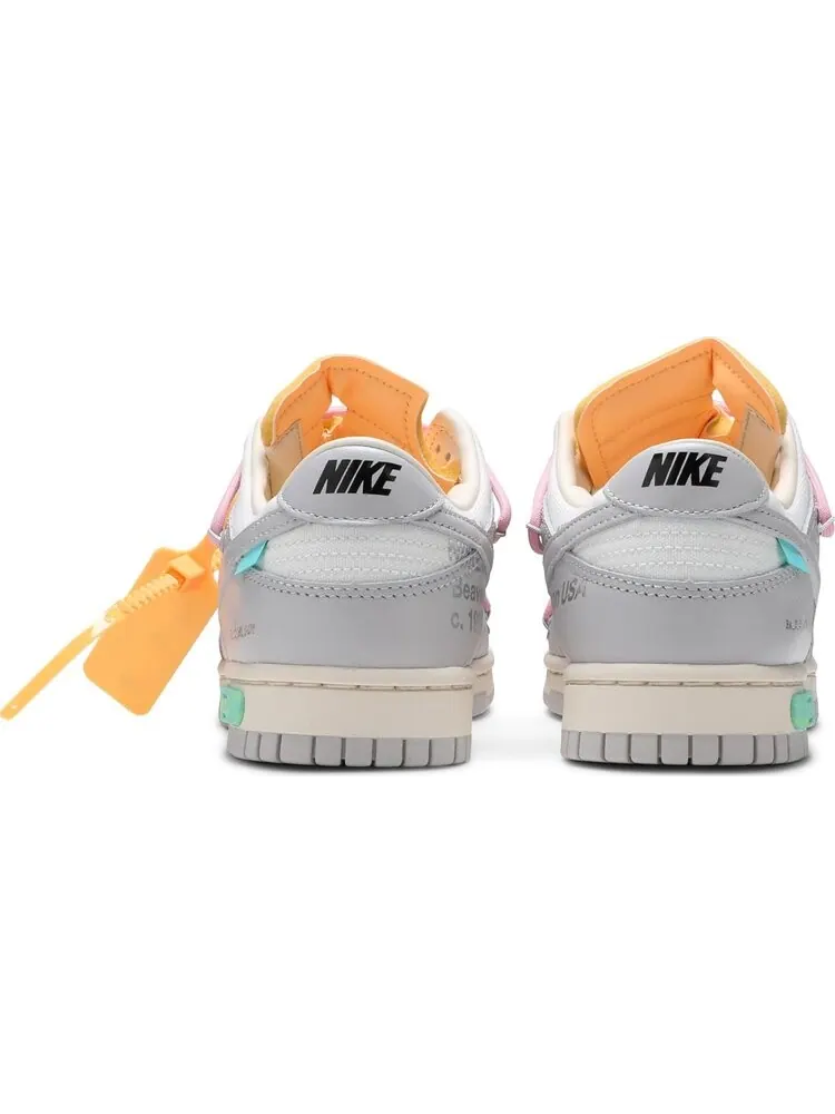 Кроссовки Nike Off-White x Dunk Low 'Lot 09 of 50' — изображение 6 из 8, белый