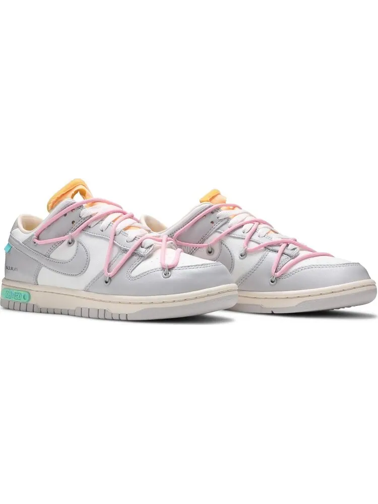 Кроссовки Nike Off-White x Dunk Low 'Lot 09 of 50' — изображение 8 из 8, белый