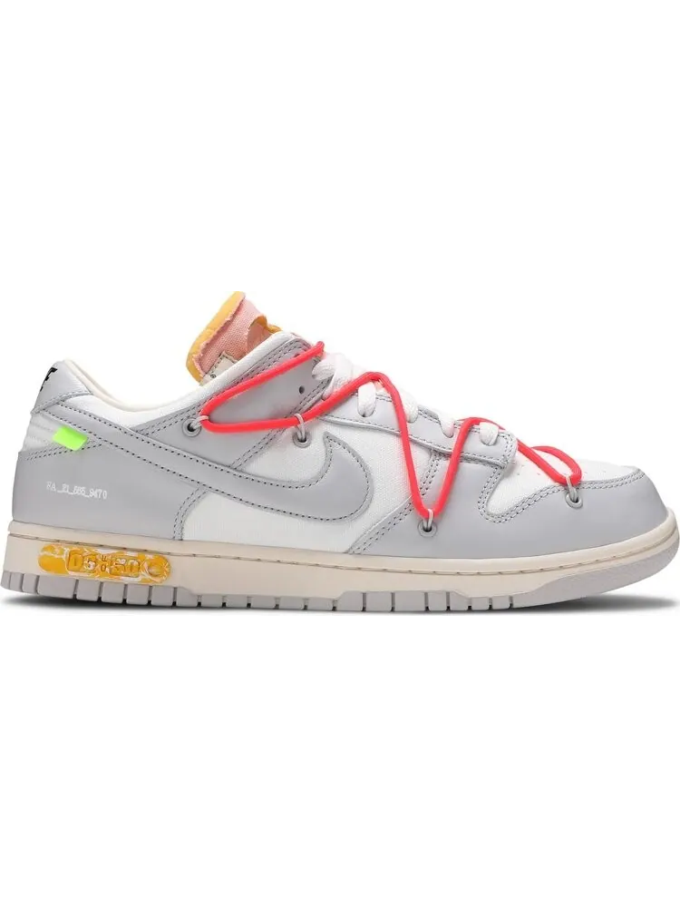 Кроссовки Nike Off-White x Dunk Low 'Lot 06 of 50' — изображение 1 из 8, белый