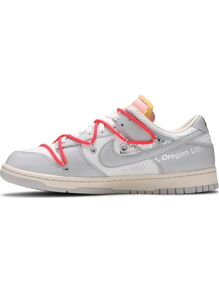 Кроссовки Nike Off-White x Dunk Low 'Lot 06 of 50' — изображение 3 из 8, белый