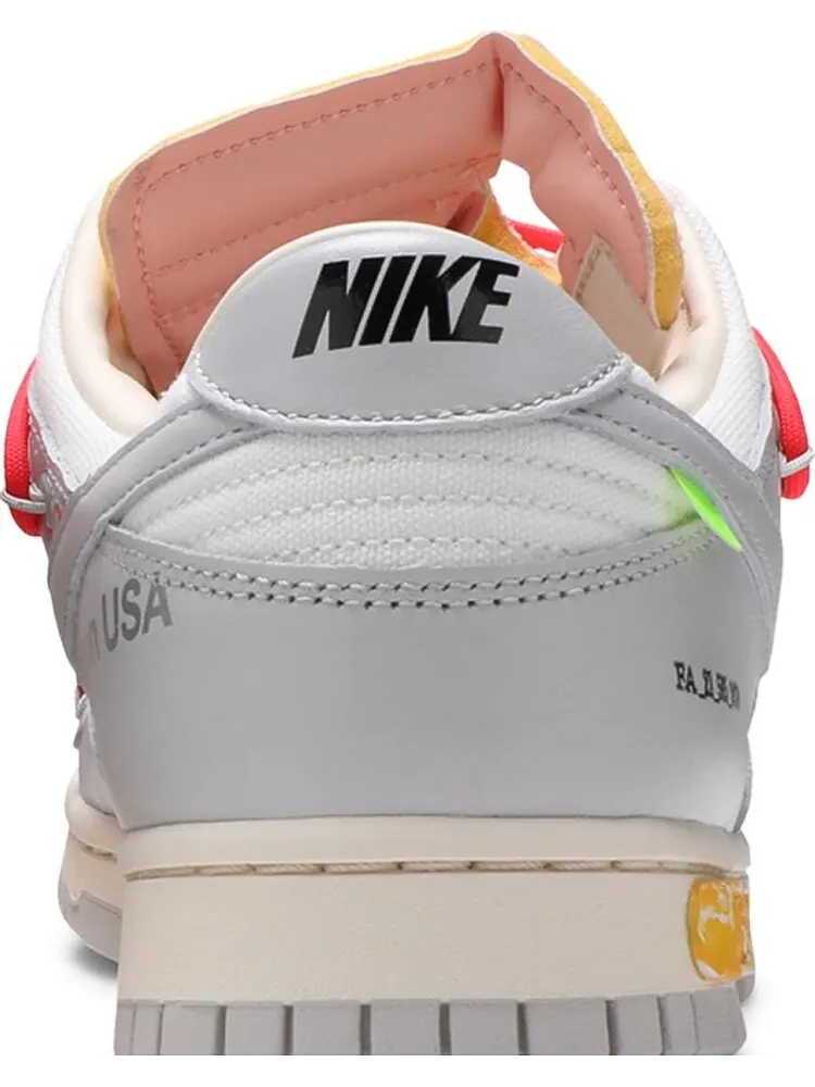 Кроссовки Nike Off-White x Dunk Low 'Lot 06 of 50' — изображение 7 из 8, белый