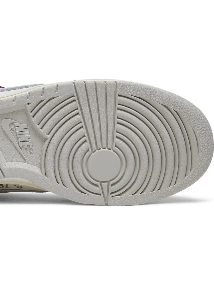 Кроссовки Nike Off-White x Dunk Low 'Lot 28 of 50' — изображение 5 из 8, белый
