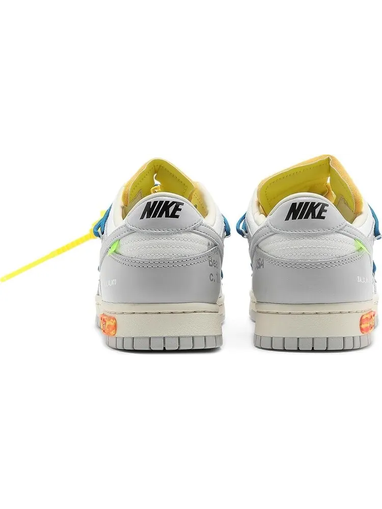 Кроссовки Nike Off-White x Dunk Low 'Lot 10 of 50' — изображение 6 из 8, белый