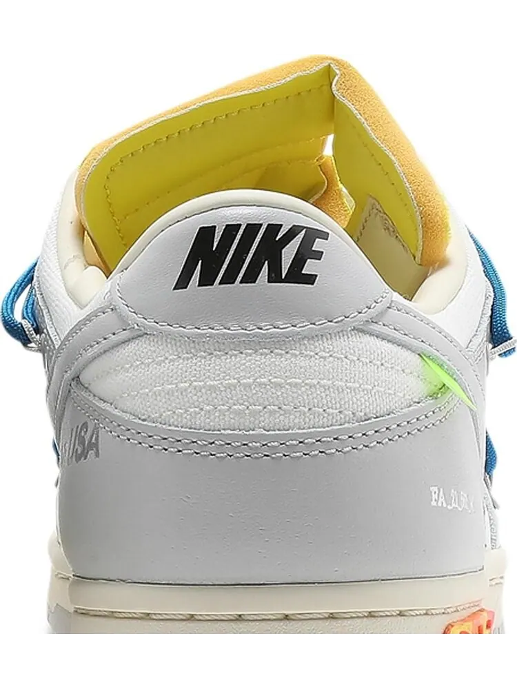 Кроссовки Nike Off-White x Dunk Low 'Lot 10 of 50' — изображение 7 из 8, белый