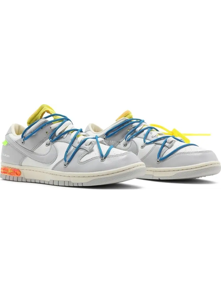 Кроссовки Nike Off-White x Dunk Low 'Lot 10 of 50' — изображение 8 из 8, белый