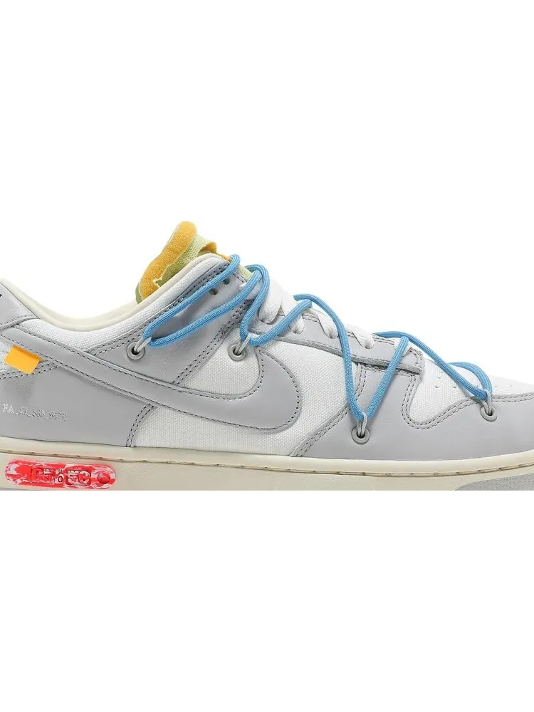 Кроссовки Nike Off-White x Dunk Low 'Lot 05 of 50' — изображение 2 из 8, белый