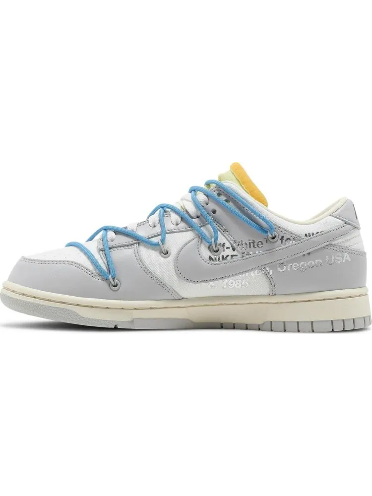 Кроссовки Nike Off-White x Dunk Low 'Lot 05 of 50' — изображение 3 из 8, белый