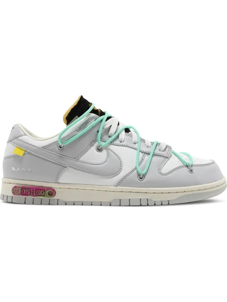 Кроссовки Nike Off-White x Dunk Low 'Lot 04 of 50' — изображение 1 из 8, белый