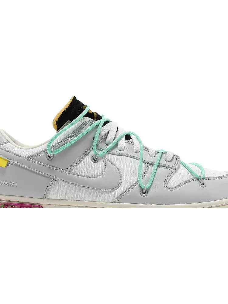 Кроссовки Nike Off-White x Dunk Low 'Lot 04 of 50' — изображение 2 из 8, белый