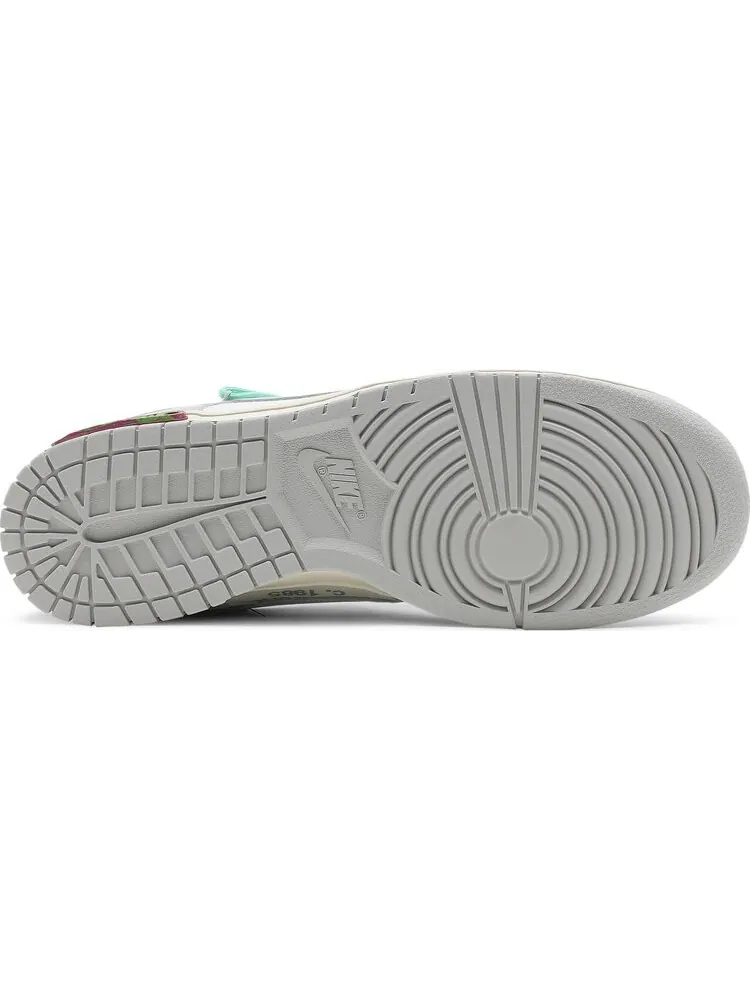 Кроссовки Nike Off-White x Dunk Low 'Lot 04 of 50' — изображение 4 из 8, белый