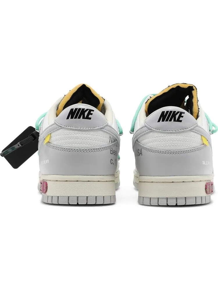 Кроссовки Nike Off-White x Dunk Low 'Lot 04 of 50' — изображение 6 из 8, белый