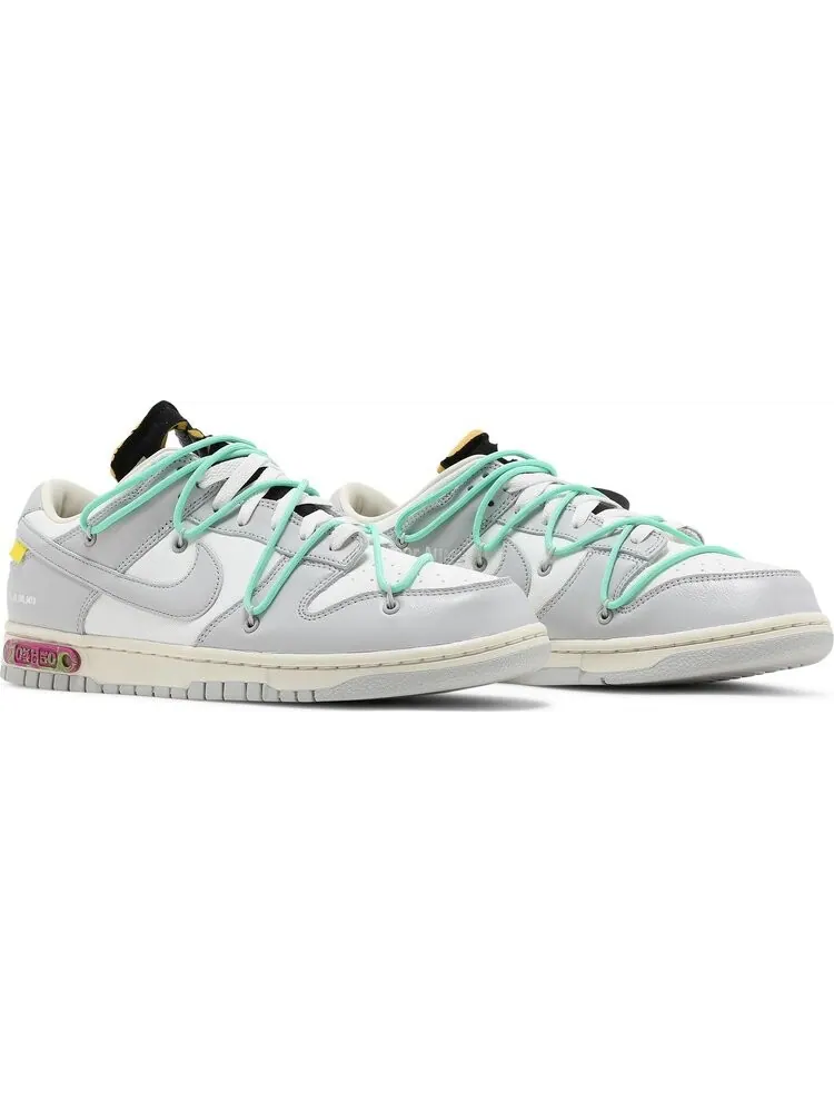 Кроссовки Nike Off-White x Dunk Low 'Lot 04 of 50' — изображение 8 из 8, белый