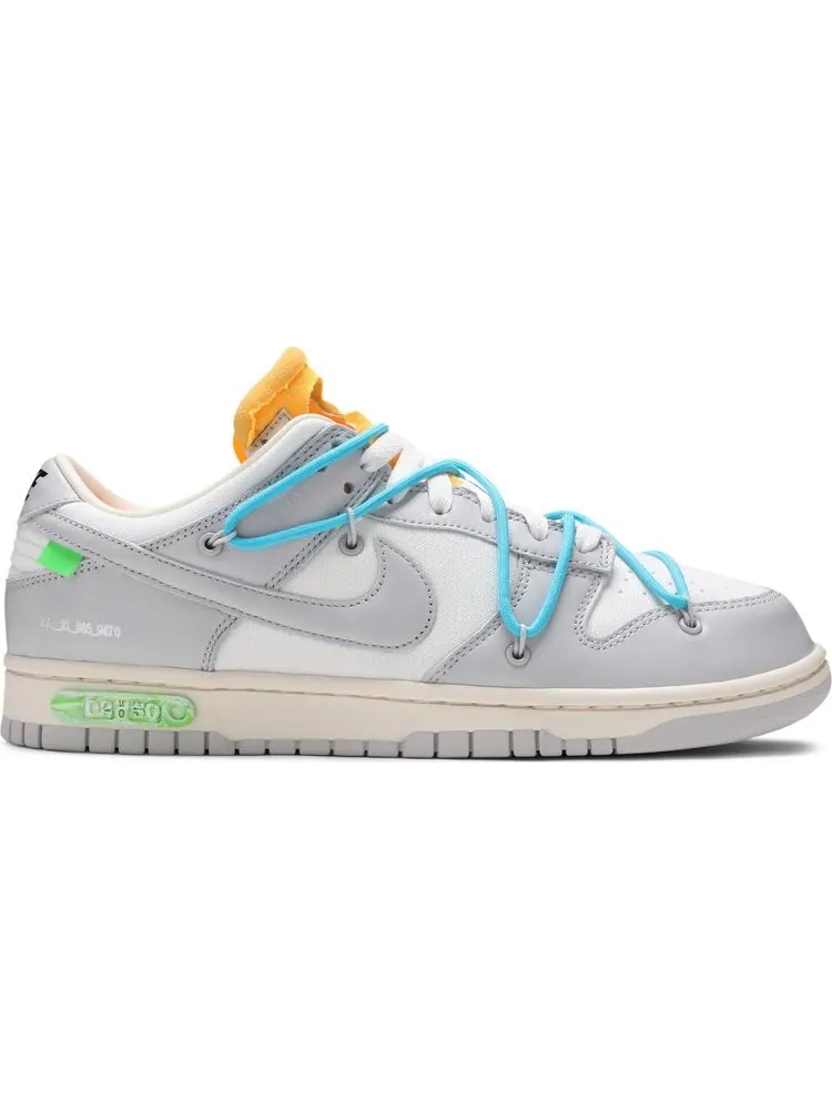 Кроссовки Nike Off-White x Dunk Low 'Lot 02 of 50' — изображение 1 из 10, белый
