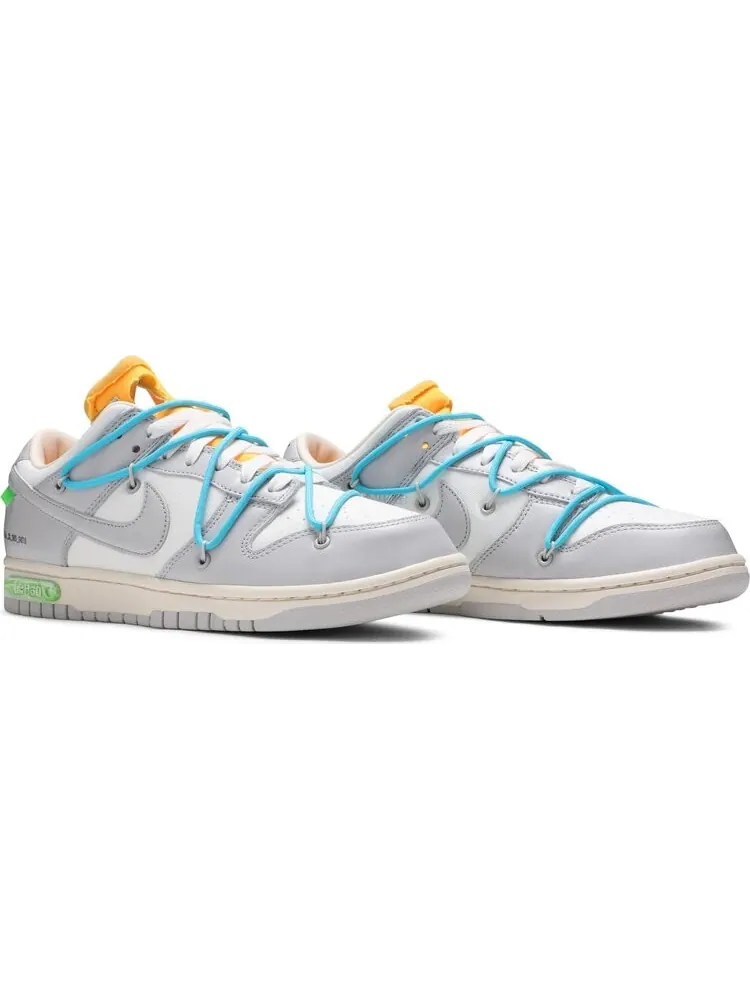 Кроссовки Nike Off-White x Dunk Low 'Lot 02 of 50' — изображение 8 из 10, белый