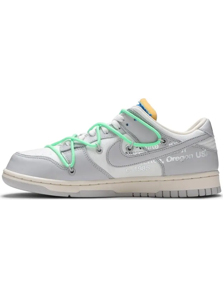Кроссовки Nike Off-White x Dunk Low 'Lot 26 of 50' — изображение 3 из 8, белый