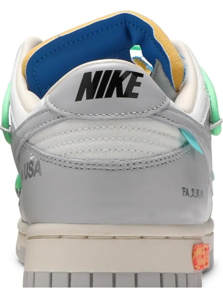 Кроссовки Nike Off-White x Dunk Low 'Lot 26 of 50' — изображение 7 из 8, белый