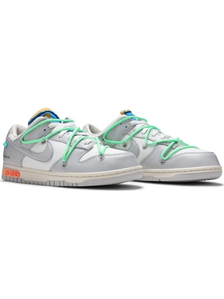 Кроссовки Nike Off-White x Dunk Low 'Lot 26 of 50' — изображение 8 из 8, белый