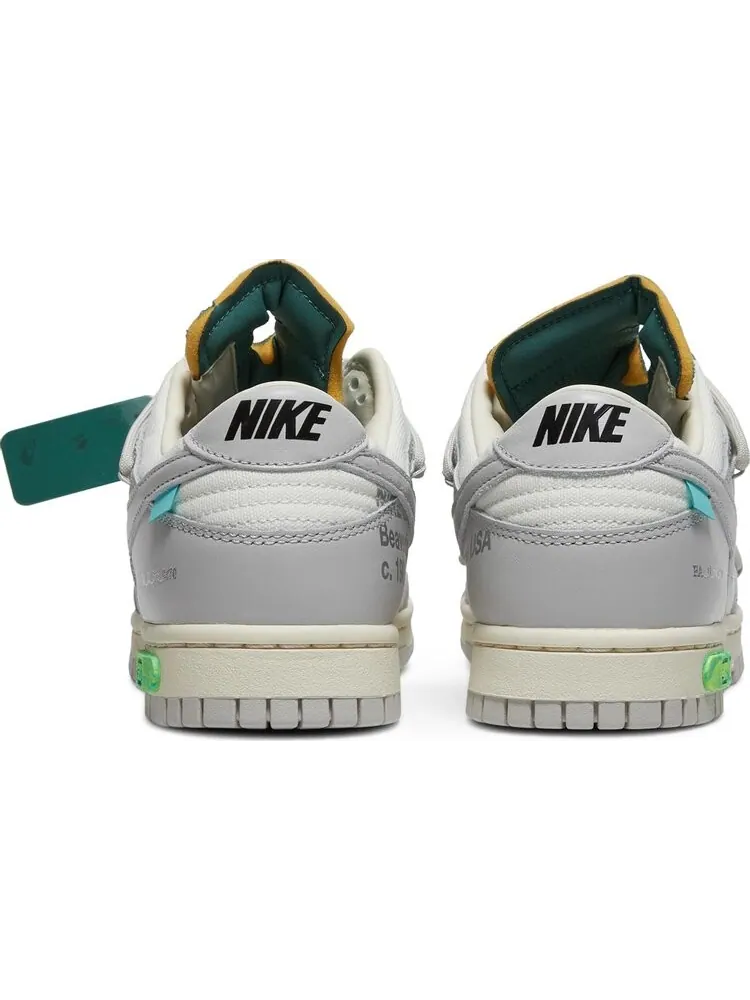 Кроссовки Nike Off-White x Dunk Low 'Lot 42 of 50' — изображение 6 из 8, белый