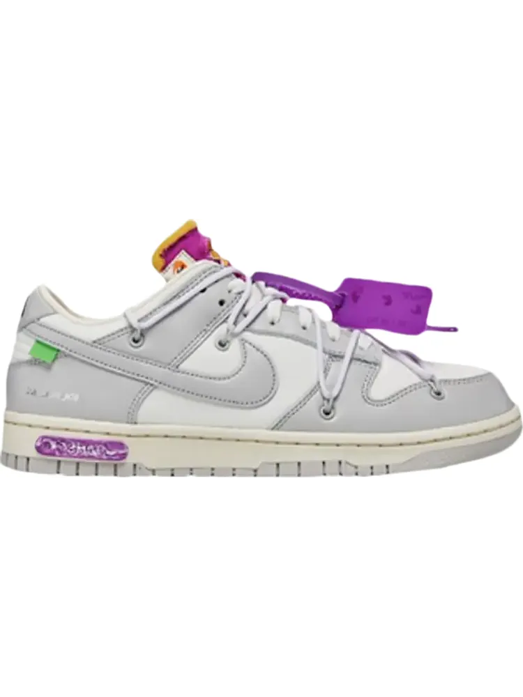 Кроссовки Nike Off-White x Dunk Low 'Lot 03 of 50' — изображение 1 из 1, белый