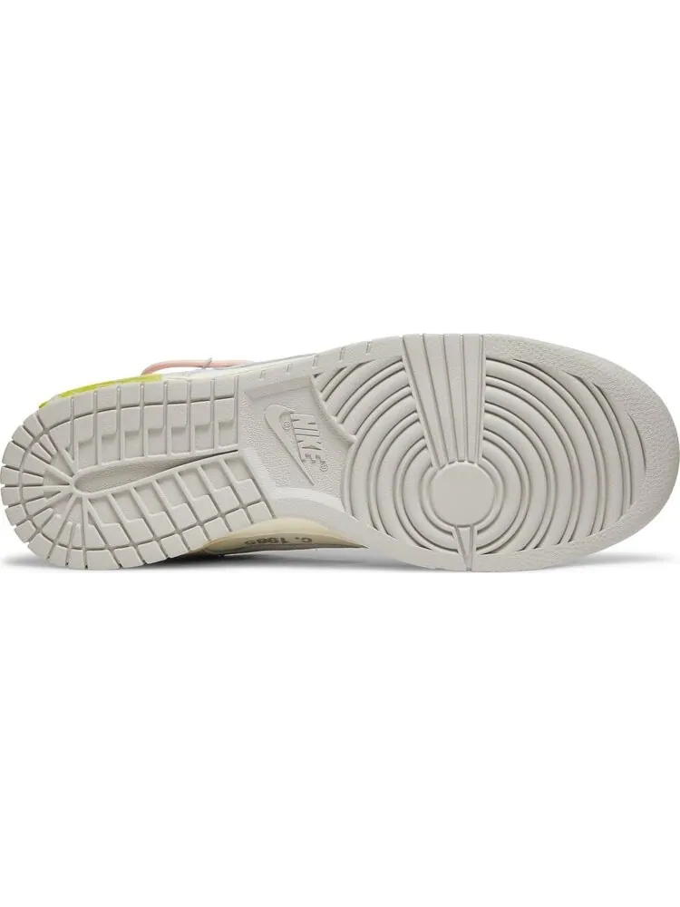 Кроссовки Nike Off-White x Dunk Low 'Lot 24 of 50' — изображение 4 из 8, белый