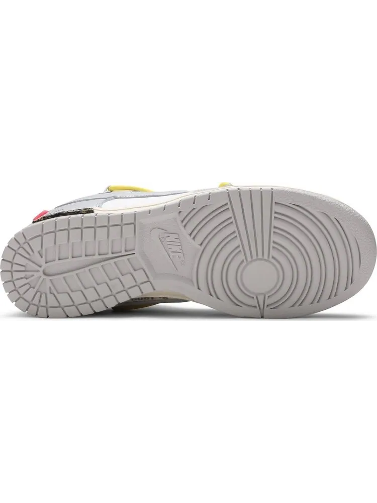 Кроссовки Nike Off-White x Dunk Low 'Lot 27 of 50' — изображение 4 из 8, белый